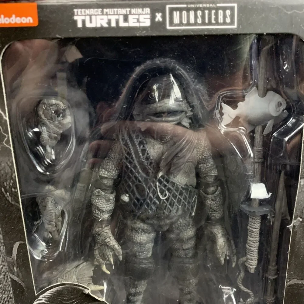 NECA Teenage Mutant Ninja Turtles Leonardo Creature From The Black Lagoon NEW